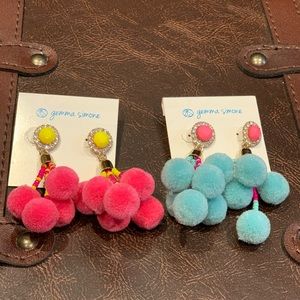 Two pairs of earrings